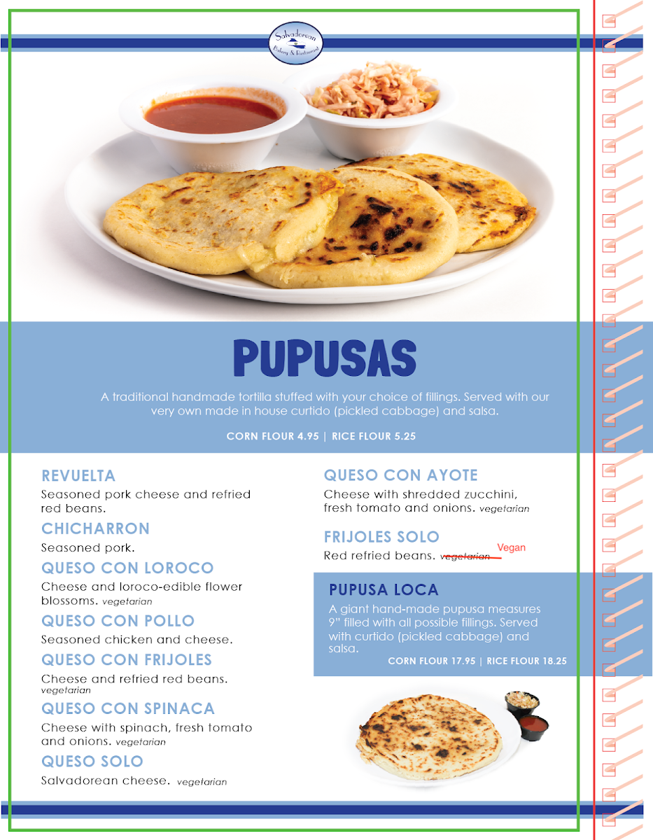 Salvadorean Bakery and Restaurant Inc. Menu - Image 6